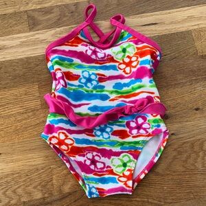 💚4/20$ Floral Kids Swim One Piece